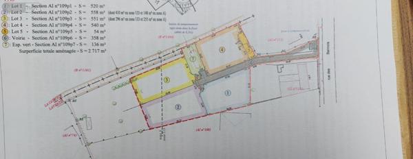 Terrain à Batir à vendre à Laventie dans le Pas-de-Calais (62840), ref : 12980/1568