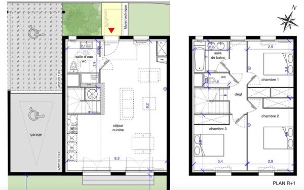 Appartement à vendre    4 pièces • 93 m2 Codognan