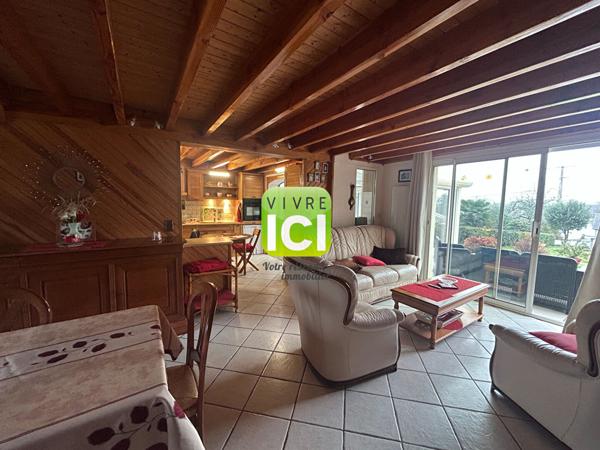 Maison 120m² proche canal - 3  chambres - jardin de 760m² - FEGREAC