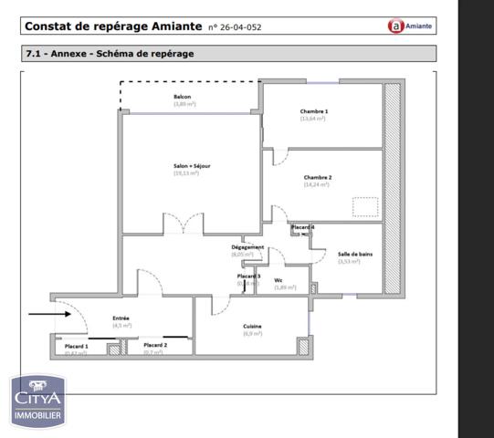 Appartement à vendre 3 pièces 74.07m² Le Mans (72000)