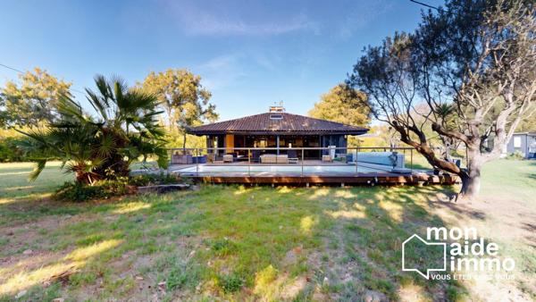 Maison de 136m² + grand garage avec bureau sur 2300m² de terrain