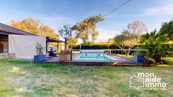 Maison de 136m² + grand garage avec bureau sur 2300m² de terrain