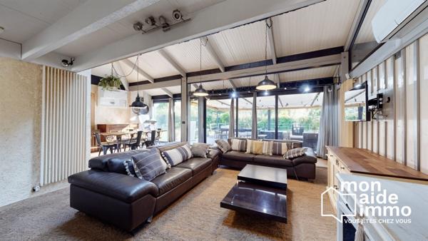 Maison de 136m² + grand garage avec bureau sur 2300m² de terrain