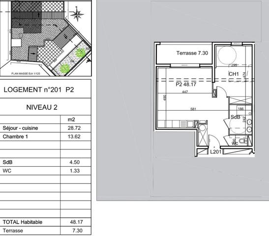 Appartement 2 pièces de 51 m² à Nîmes (30000)