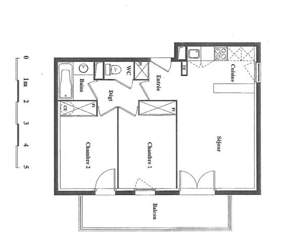 Beau T3 en dernier étage à Villemur-sur-Tarn !
