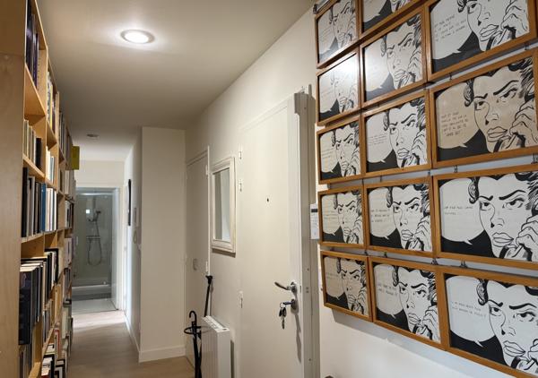 Appartement T5 seul au dernier étage traversant Est/Ouest avec balcons, ascenseur et grand garage double