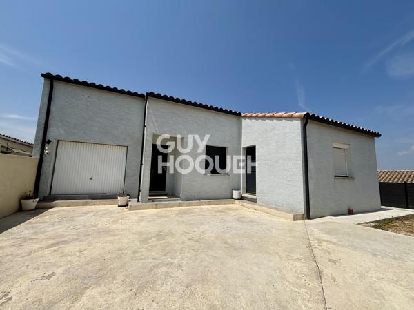 10 min OUEST CARCASSONNE - Maison 4 chambres, garage sur terrain 450 m²