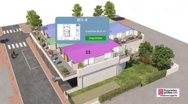 Appartement Le Touquet Paris Plage 4 pièce(s) 85.1 m2 avec terrasse 46m² cave et parking