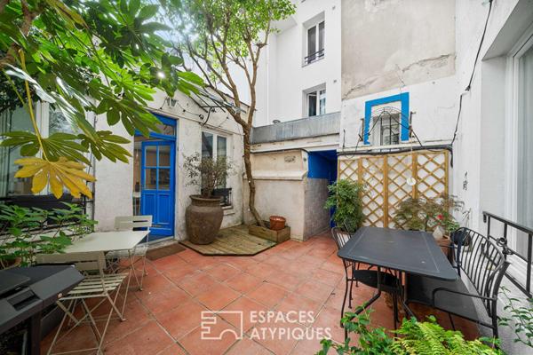 Petite maison avec cour au calme absolu – Marcadet-Poissonnier