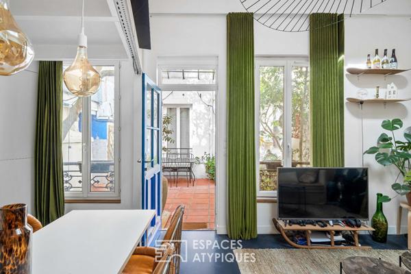 Petite maison avec cour au calme absolu – Marcadet-Poissonnier