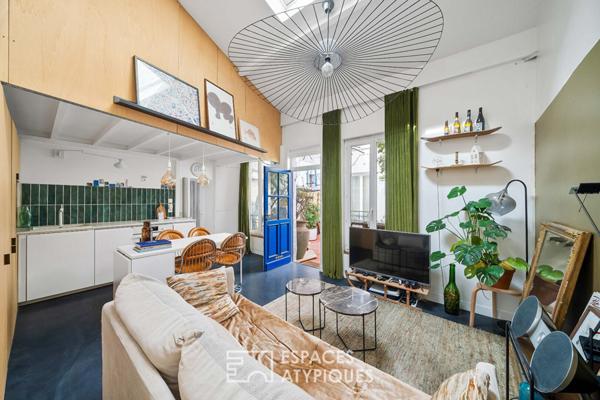 Petite maison avec cour au calme absolu – Marcadet-Poissonnier