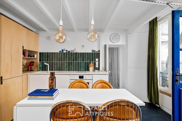 Petite maison avec cour au calme absolu – Marcadet-Poissonnier