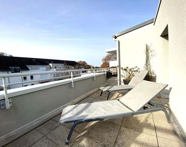 Appartement à vendre à Vannes secteur Saint Guen 3 chambres dernier étage terrasse !