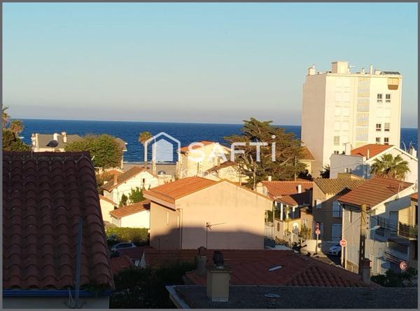 Charmant T3 rénové avec balcon - Vue mer et montagnes