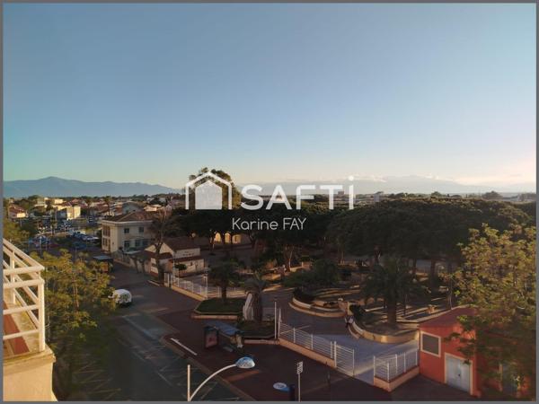 Charmant T3 rénové avec balcon - Vue mer et montagnes