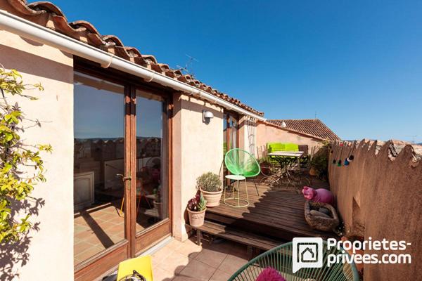 Maison de village avec terrasse et magnifique vue dégagée