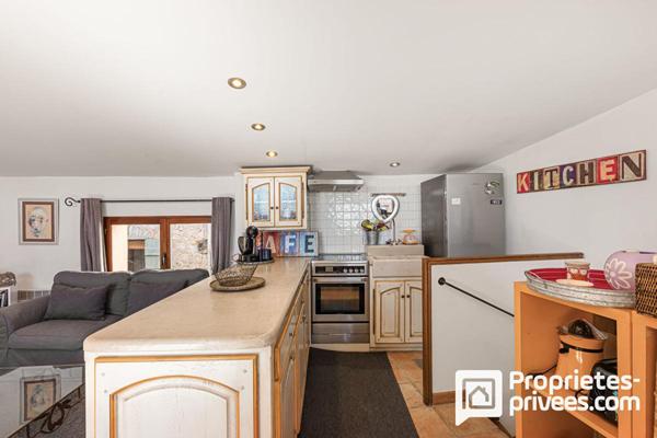 Maison de village avec terrasse et magnifique vue dégagée