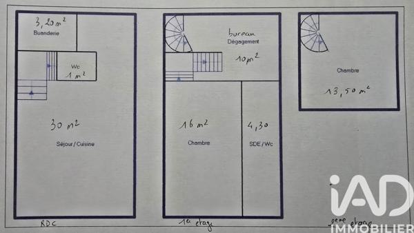 Maison à vendre 3 pièces 80 m² Générac