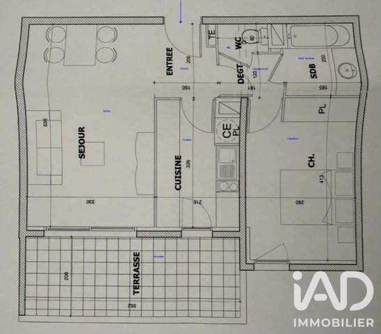 Appartement à vendre 2 pièces 45 m² Marseille 12