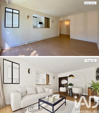 Appartement à vendre 3 pièces 66,86 m² Sceaux