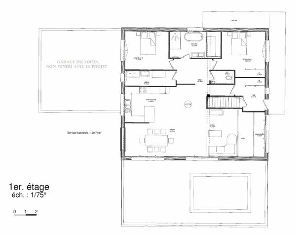 Maison 3 pièces - 130 m² Exclusivité efficity
