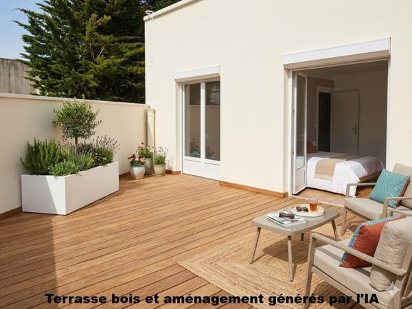 Maison 4 chambres de 122 m², dépendances et jardin