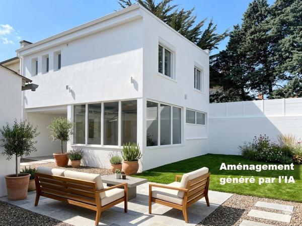 Maison 4 chambres de 122 m², dépendances et jardin