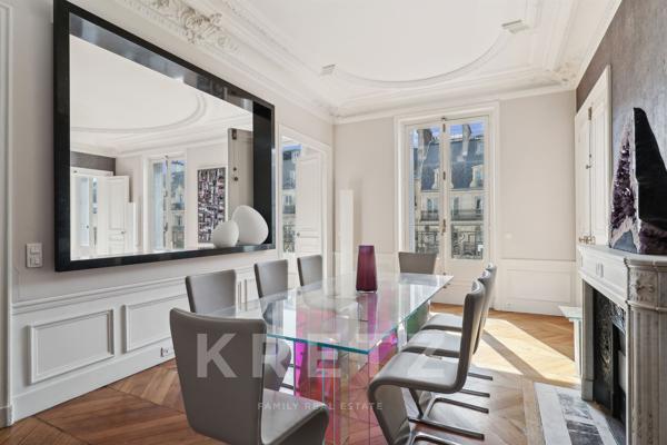 Appartement familial et de réception avenue de l'Opéra