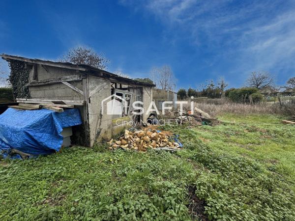 A SAISIR terrain constructible avec ruine.