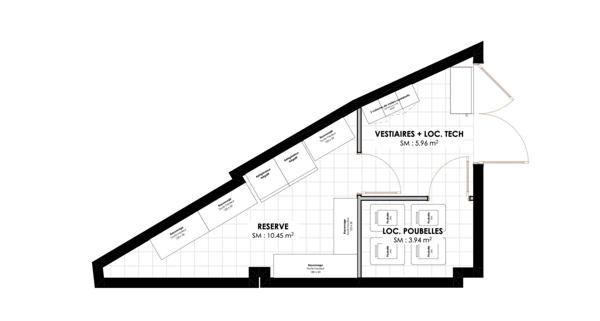 Restauration rapide à vendre 81 m² Paris 16