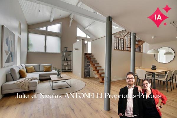 LA FOUILLOUSE (42480) Maison en pierre 212m² habitables 6 chambres garage et jardin
