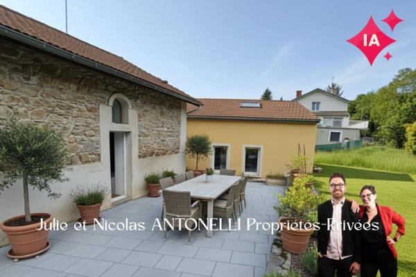 LA FOUILLOUSE (42480) Maison en pierre 212m² habitables 6 chambres garage et jardin