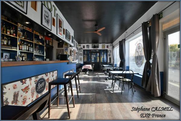 Le-Buisson-De-Cadouin - A vendre FdC Bar Restauration rapide + murs avec logement – Licence IV - 194 m²