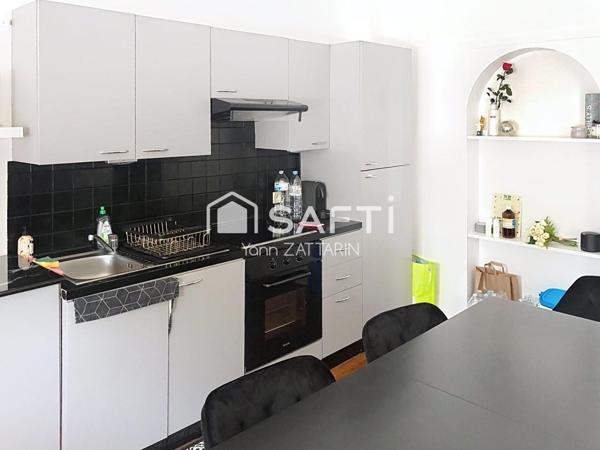 Appartement F2 en rez-de-chaussée