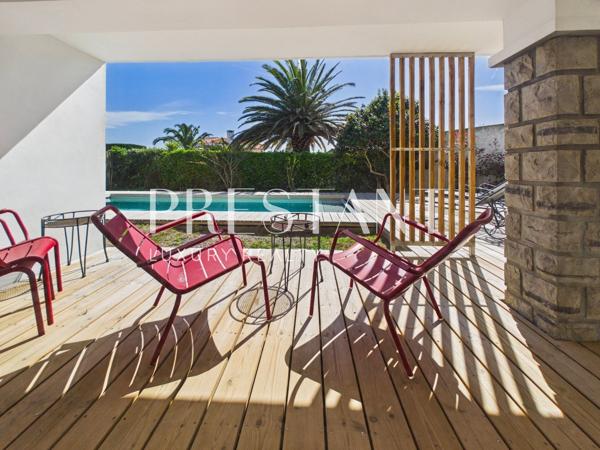 Biarritz – La Milady, très jolie vue pour cette villa aux beaux volumes ouverts et indépendants., BIARRITZ