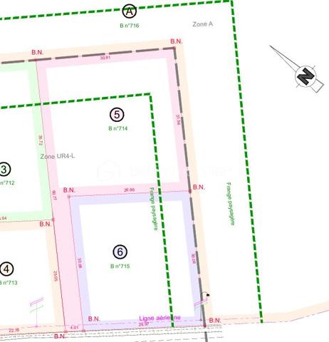 Terrain à bâtir de 1 088 m², non viabilisé à CHANTEAU, correspondant au lot n°5 
- Terrain en second rang
- Zone UR4-L
- Présence d’une frange paysagère
- Libre de constructeur
- Tout à l'égout dans la rue
- Possibilité d’acquérir une bande de terrain supplémentaire sur le côté droit, afin d’augmenter la largeur et la superficie de la parcelle, selon besoins et accord avec les propriétaires