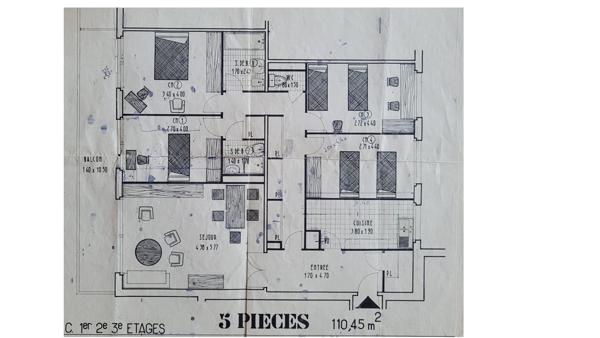 Appartement à vendre 5 pièces 110 m² Sceaux