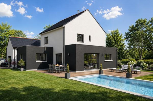 Terrain + Maison à vendre 5 pièces - 149 m²