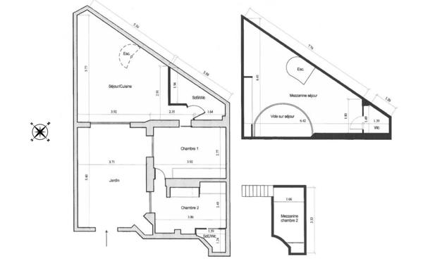 Appartement T4 à vendre  4 pièces - 78 m2 PARIS - 75005