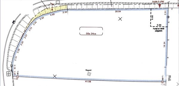 Terrain à vendre 834 m² Les Granges-le-Roi