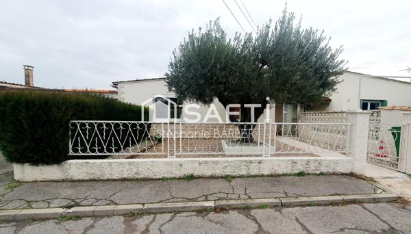 maison plain-pied - 3 chambres - jardin sans vis à vis - piscine - garage