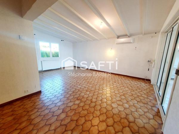 maison plain-pied - 3 chambres - jardin sans vis à vis - piscine - garage