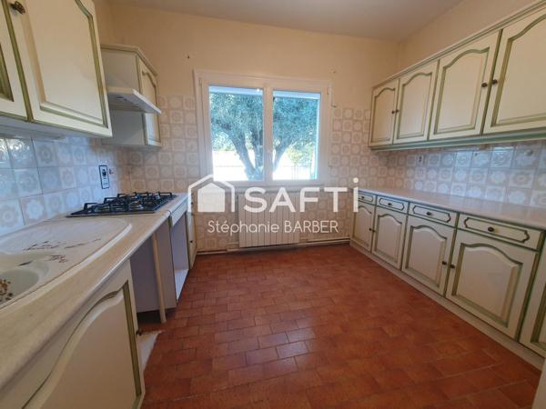 maison plain-pied - 3 chambres - jardin sans vis à vis - piscine - garage