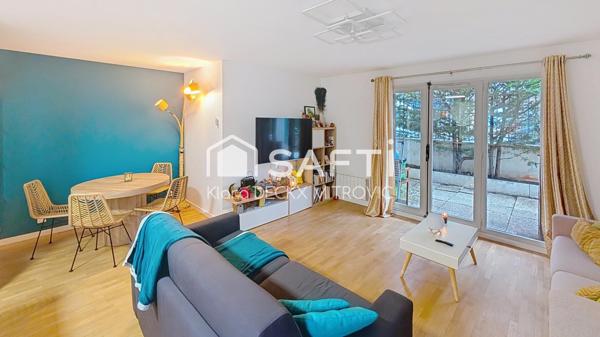 Appartement de 72m² avec jardin de 90m²