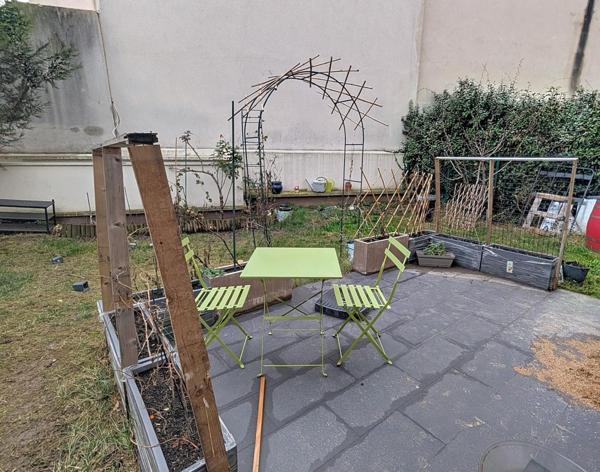 Appartement de 72m² avec jardin de 90m²