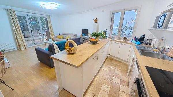 Appartement de 72m² avec jardin de 90m²