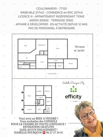 Immeuble 10 pièces - 317 m²