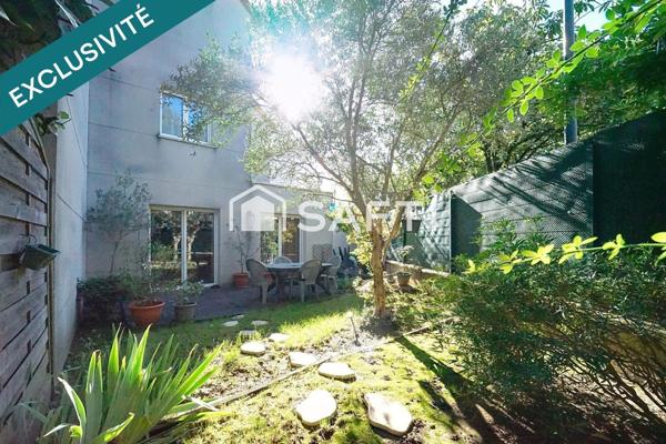 Agréable  maison familiale, lumineuse et parfaitement préservée des regards.