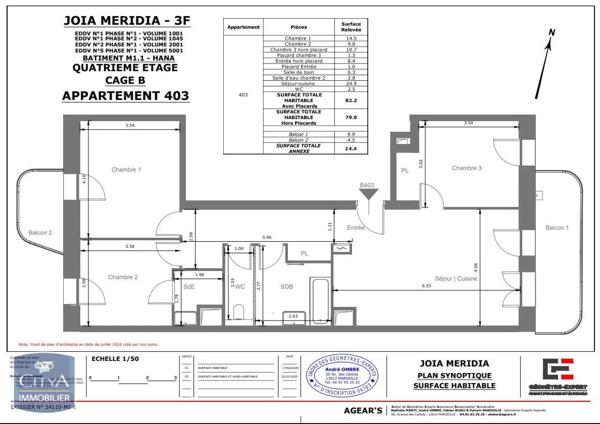 Appartement à louer 4 pièces 82.2m² Nice (06200)