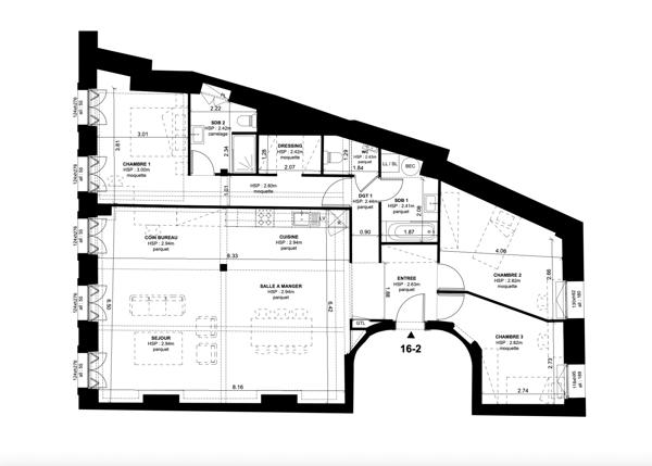 Vente Appartement de luxe Bordeaux 4 Pièces 119.5 m²
